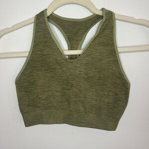 NUX NWOT Green Sports bra size medium